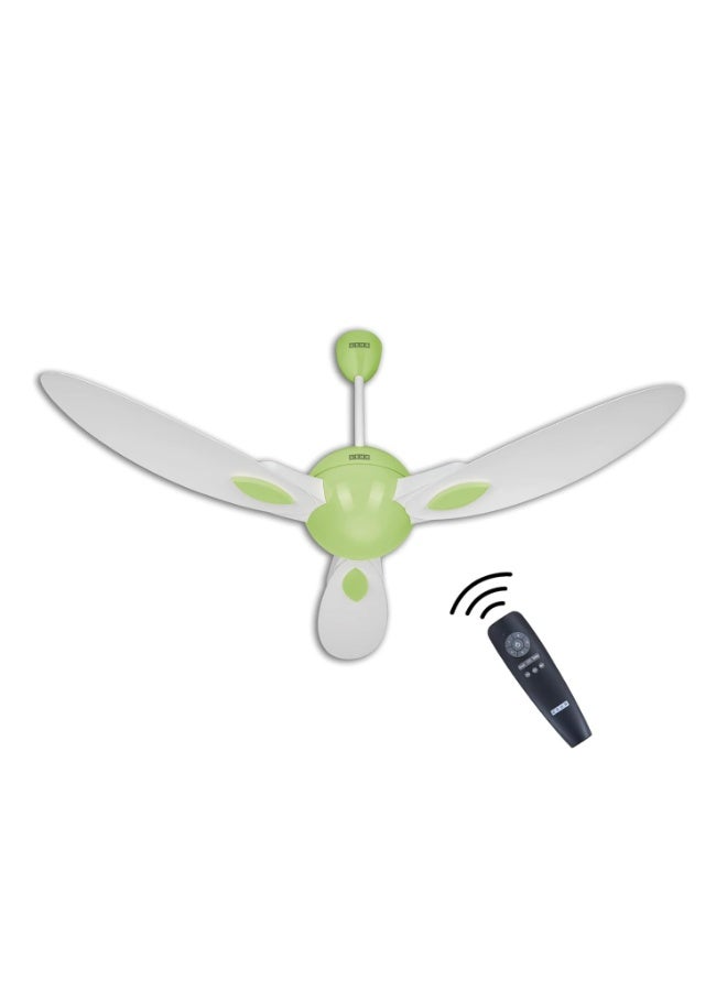 أوشا USHA New Bloom Series Plumeria (Inspired by Plumeria) BLDC Ceiling Fan with Bi-Directional Feature | Sleep/Boost/Timer Modes | RF Remote | Whisper-Quiet | Dust-Resistant (white & Light Green) - Image 5